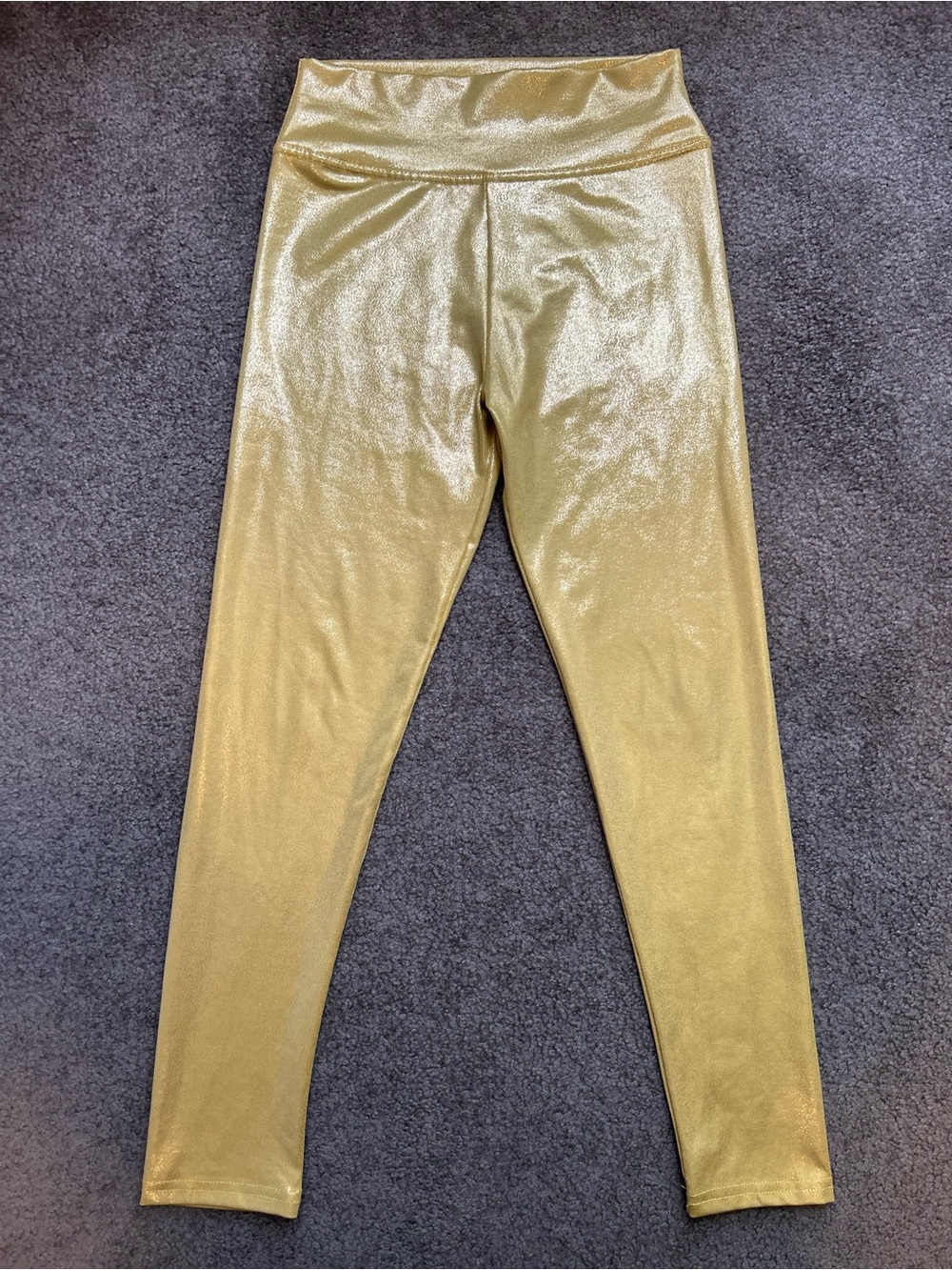 Gold shimmery dance leggings NWOT ✨💃